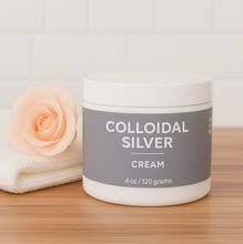 Colloidal Silver Cream – Organic Moisturizer